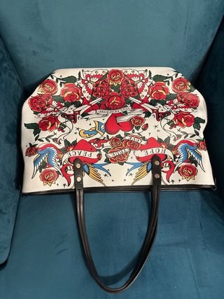 Bolso Love Moschino Tattoo Rosas