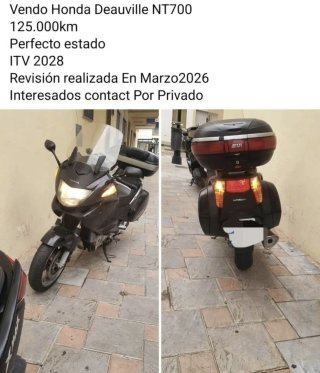 Honda Deauville NT700 Negra