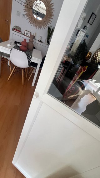 Puerta de vidrio OXBERG IKEA Blanca 40x192 cm