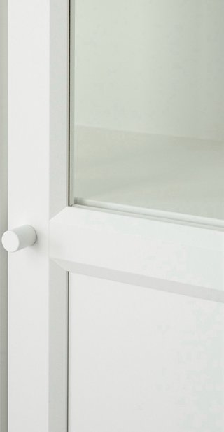 Puerta de vidrio OXBERG IKEA Blanca 40x192 cm