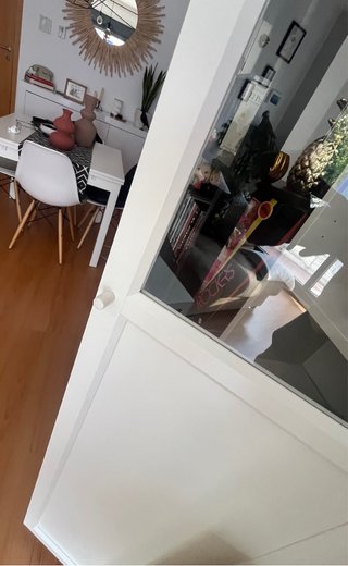 Puerta de vidrio blanca OXBERG IKEA 40x192 cm