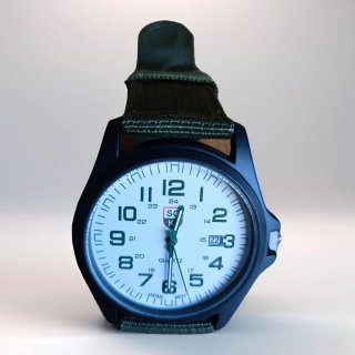 Reloj S.Oliver Negro y Verde Militar