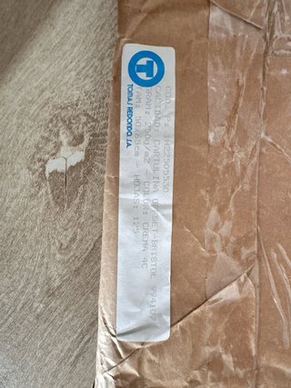 Cartulina Offset-Bristol color Crema 50X65cm
