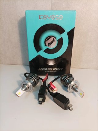 Bombillas LED Coche KOYOSO H7 16000LM 80W