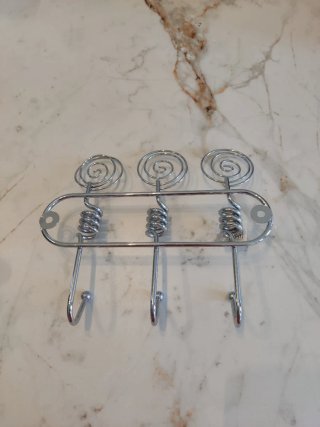 Perchero de pared diseño espiral