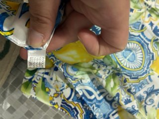 Foulard seta e viscosa con limoni