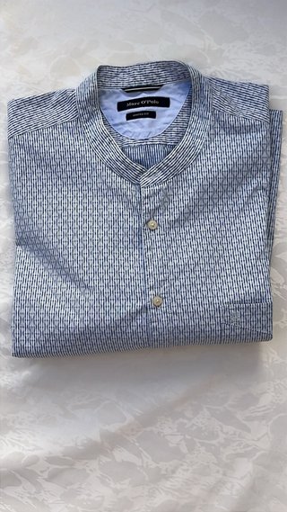 Lote 3 camisas thomas burberry, caramelo, marc o,p