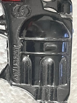 Pistola giocattolo vintage in metallo