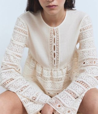 Blusa bordada 100% algodón - Sin estrenar -