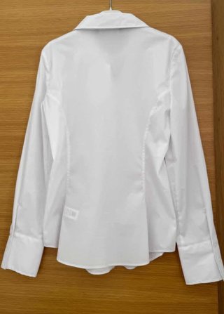 Camisa Zara Blanca Talla S con etiqueta