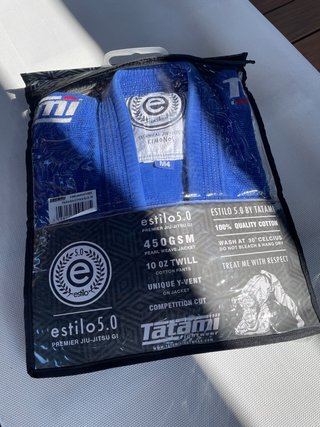 Kimono Tatami BJJ Estilo 5.0 Azul