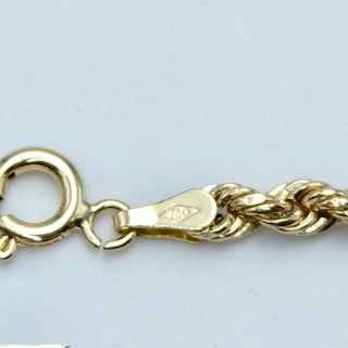 Pulsera de Oro 18K, Cordon Salomonico, 2,3gr, 17cm