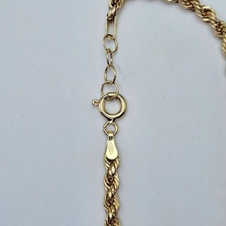 Pulsera de Oro 18K, Cordon Salomonico, 2,3gr, 17cm