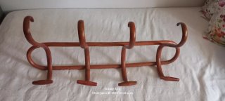 Perchero de madera antiguo RESTAURADA RESTAURADA