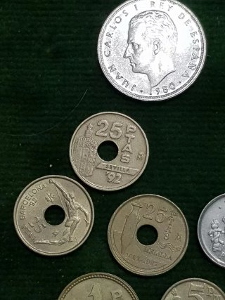 Monedas Rey Juan Carlos Varias