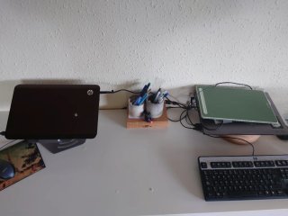 Escritorio Ikea blanco con cajones