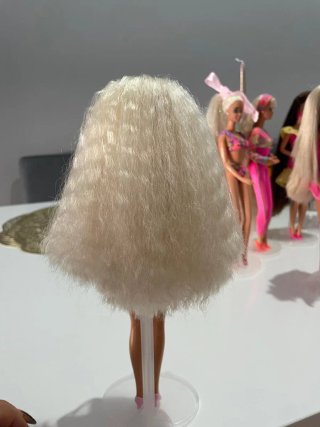 Barbie Vintage Bambola con Abito Rosa e Bianco