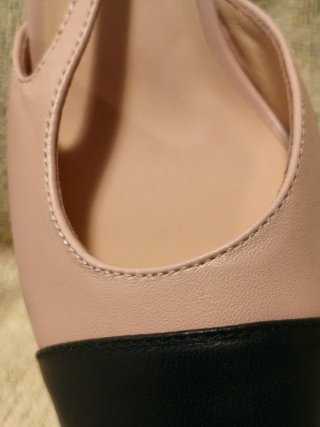 Scarpe slingback bicolore n.38 Tacco da 7cm!