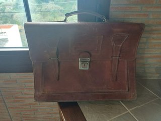 Maletín de cuero vintage