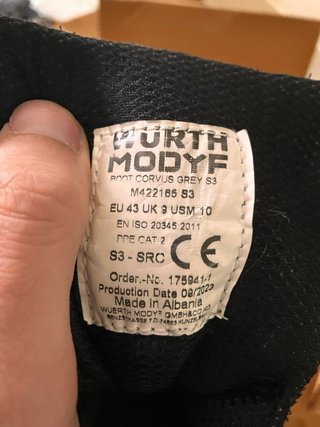 Pantalones de trabajo ISSALINE + Botas Seguridad