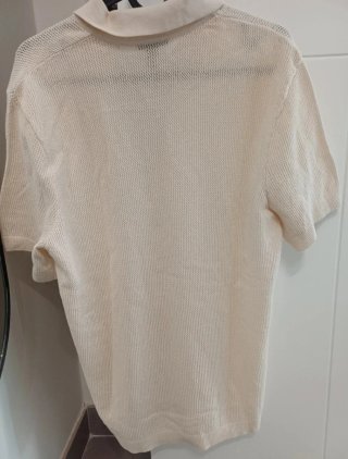 Polo calado H&M Colección MAN Beige Talla M