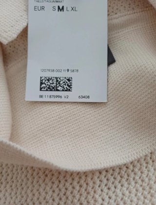 Polo calado H&M Colección MAN Beige Talla M