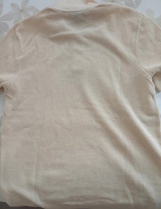 Polo calado H&M Colección MAN Beige Talla M