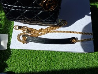 Bolso Dior Lady Negro y Dorado