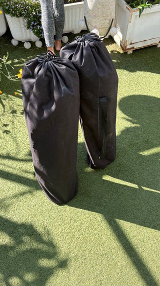 Par de Sillas de camping SONGMICS negras