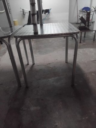 Conjunto de terraza 2 mesas + 6 sillas
