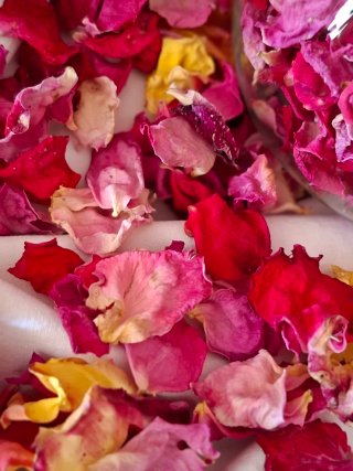 Petali di Rosa Essiccati - Mix Colori