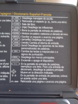 Traductor Español-Francés BFE-440