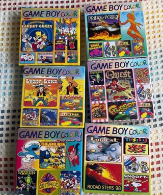 Compilaciones Game Boy Color Nintendo 6 cartuchos