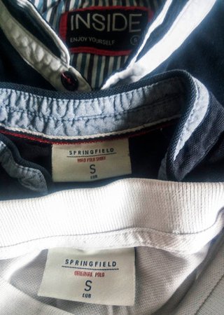 2 Polos SPRINGFIELD +OTRO - Talla M +DESCUENTO