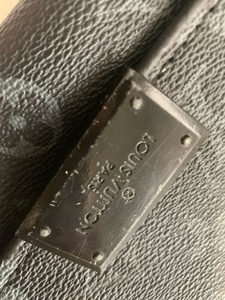 Bolso Louis Vuitton Negro/Gris Cuero