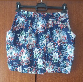 Minifalda de seda de Pepe Jeans floral