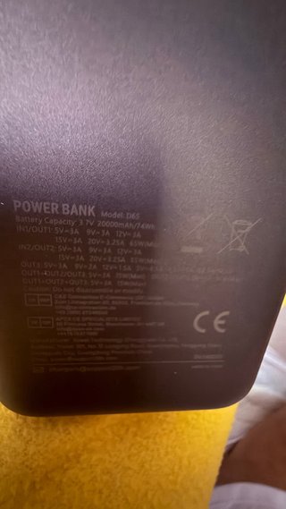 banco de energía portátil marca Addtop de 20000 mh