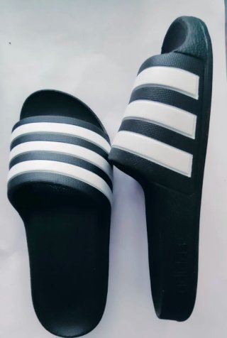 Chanclas Adidas Adilette Aqua Negras Talla 38