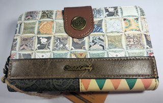 Monedero estampado y con dibujo