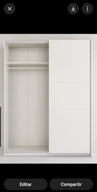 Armario blanco de madera