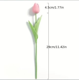 20 Flores Tulipanes Artificiales