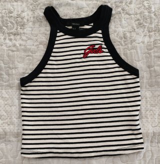 Lote 4 Tops Forever 21 Rayas