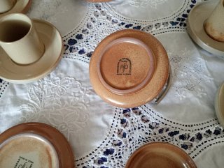 Juego de café apilable de 12 servicios