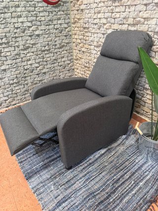 Sillón Reclinable Tela Metal
