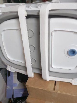 Bañera Bebé Plegable,con termómetro
