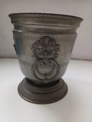 Secchiello per ghiaccio o champagne in peltro