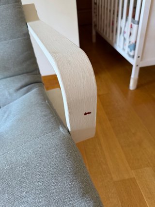 Sillón IKEA Poäng giratorio + cojín