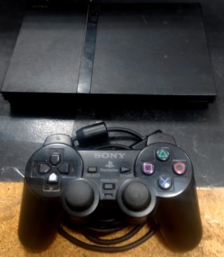 Consola Sony PlayStation 2 Negra Slim