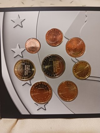 Holanda año 2010 8 monedas 1 céntimo a 2 euros €