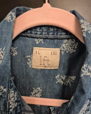 Blusa vaquera sin mangas Talla L